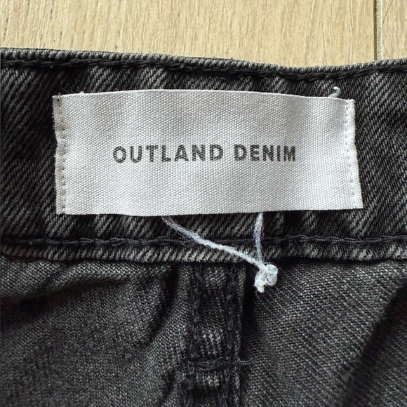 Outland Denim Abigail High Rise Girlfriend Organic Cotton Jeans Aged Black Sz 26 - Picture 11 of 16